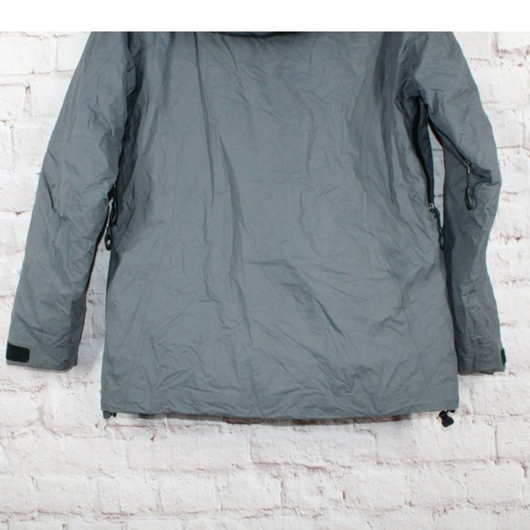 LL Bean Gray Winter Warm Down Parka Ski Hooded Jacket Size M Reg - Picture 6 of 9